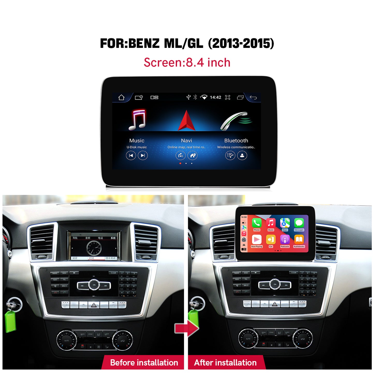 PANTALLA MERCEDES BENZ 10.25"