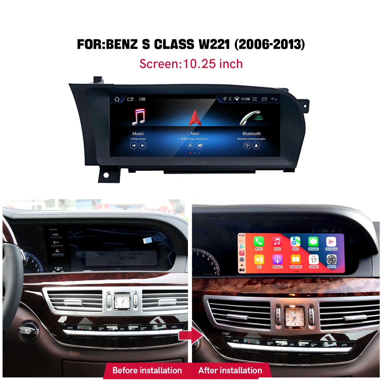 PANTALLA MERCEDES BENZ 10.25"